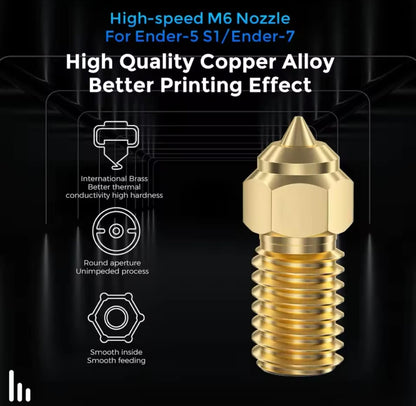 Ender 3 V3, SE, 5 7 S1 Nozzle Lange Version