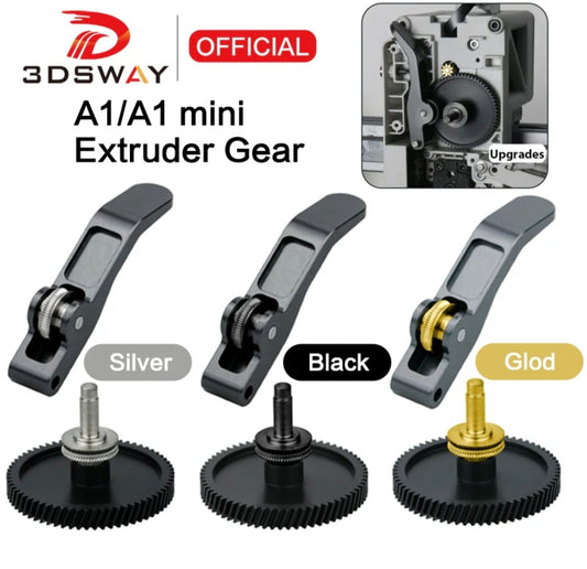 BambuLab A1 / A1 Mini Vollmetall Extruder Upgrade Dual Gear