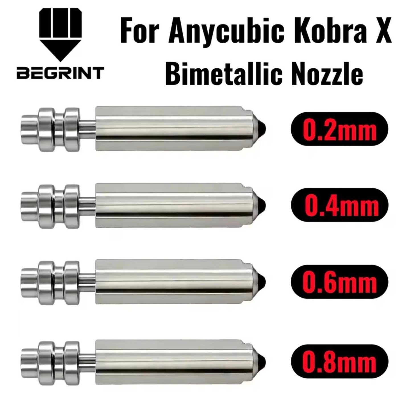 Anycubic Kobra X Bimetallic Nozzle
