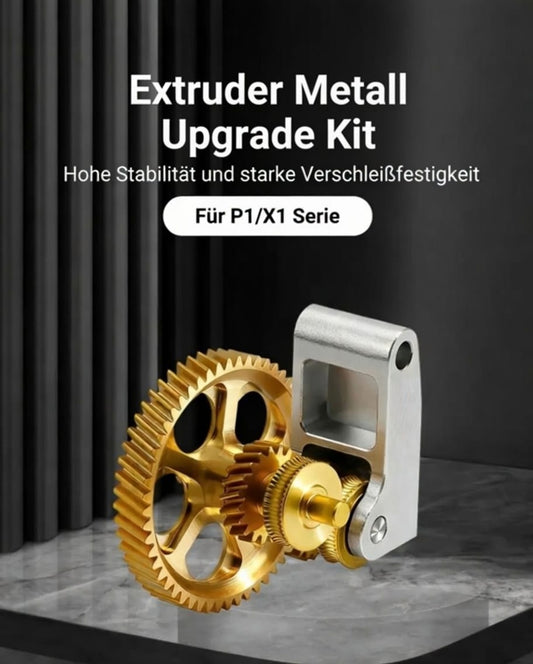 P1P / P1S / X1C Vollmetall Extruder Upgrade Dual Gear