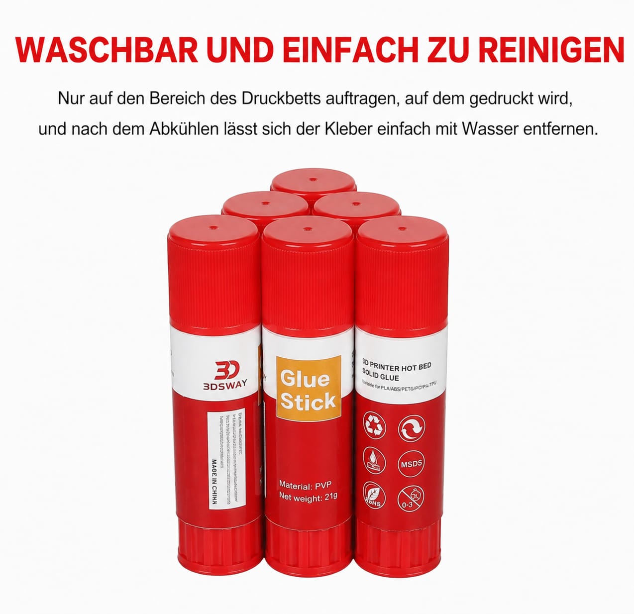 3D Druckbett Klebestift