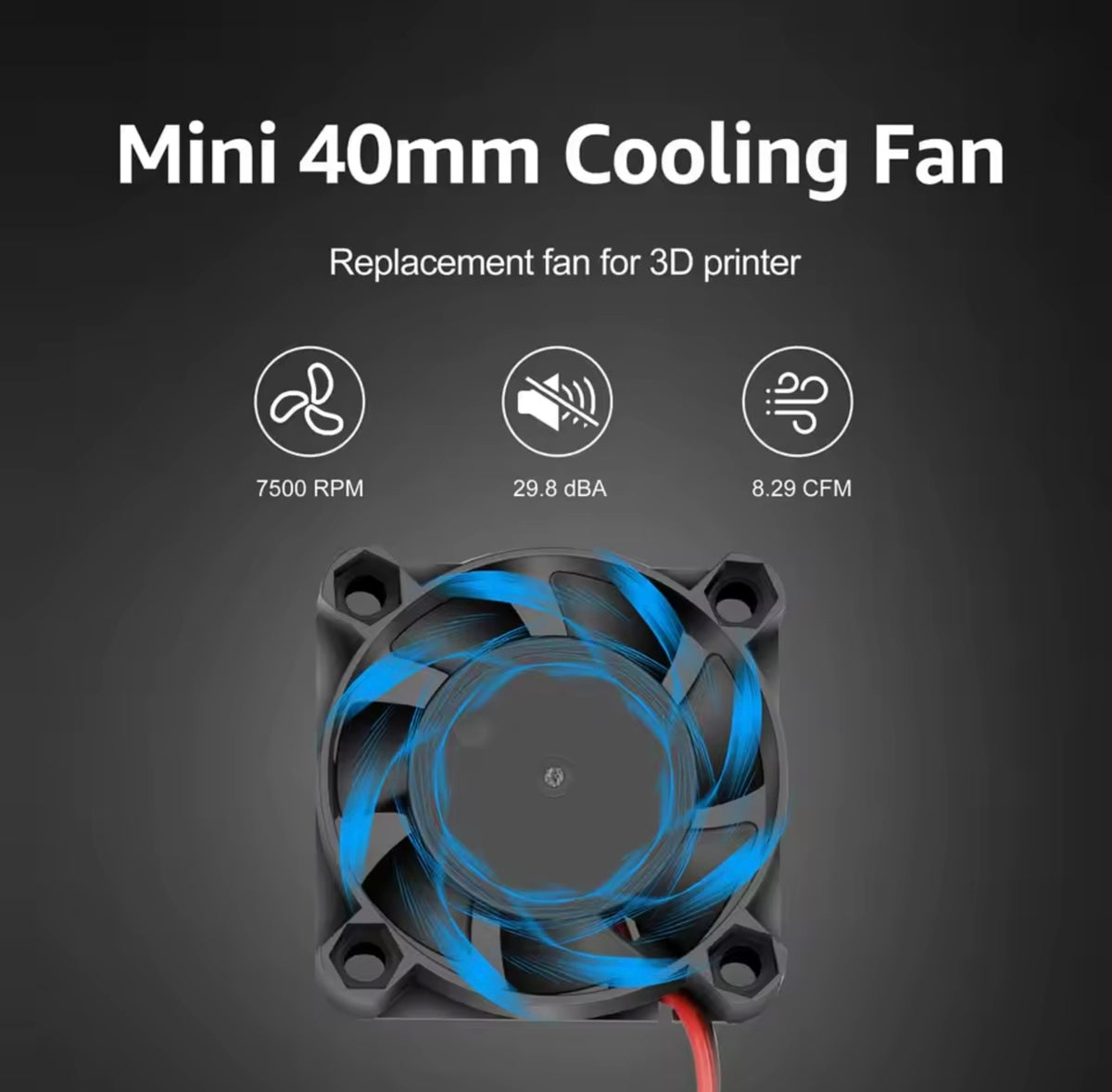Creality Ender 3 / 5 Serie Axial Lüfter 4010
