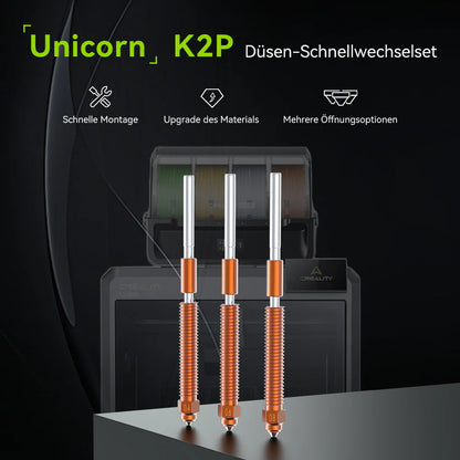 Creality Unicorn K2, K2 Pro, K2 Plus, Hi Nozzle